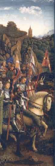 Jan Van Eyck The Ghent Altarpiece: Knights of Christ china oil painting image